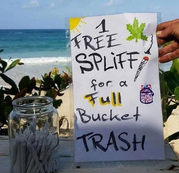 Ко донесе пуну канту ђубрета, добије бесплатан џоинт