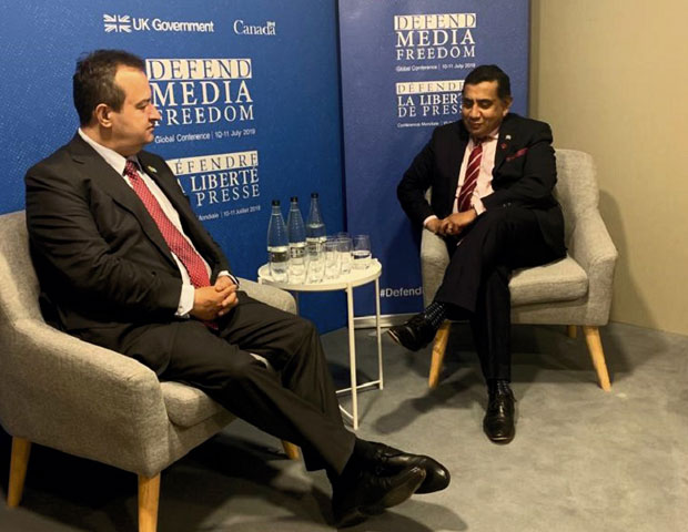 Дачић: Србија озбиљно схвата безбедност новинара