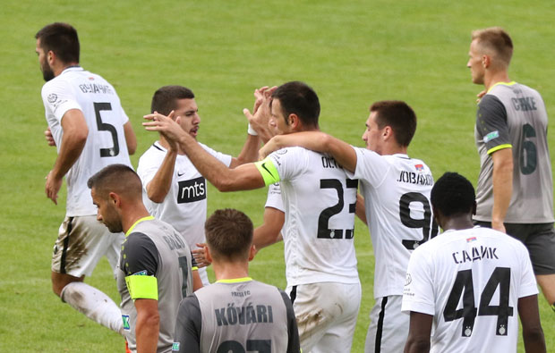 ПАРТИЗАН СТИГАО ДВА ГОЛА МИНУСА ПРОТИВ ПАКШИЈА: Остојић поправио утисак