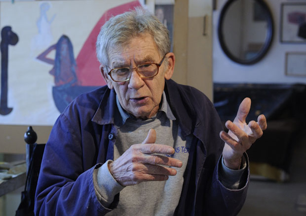 НА СКУЛПТУРЕ ПАДА ПЛАФОН: Атеље вајара Славољуба Цаје Радојчића и даље прокишњава