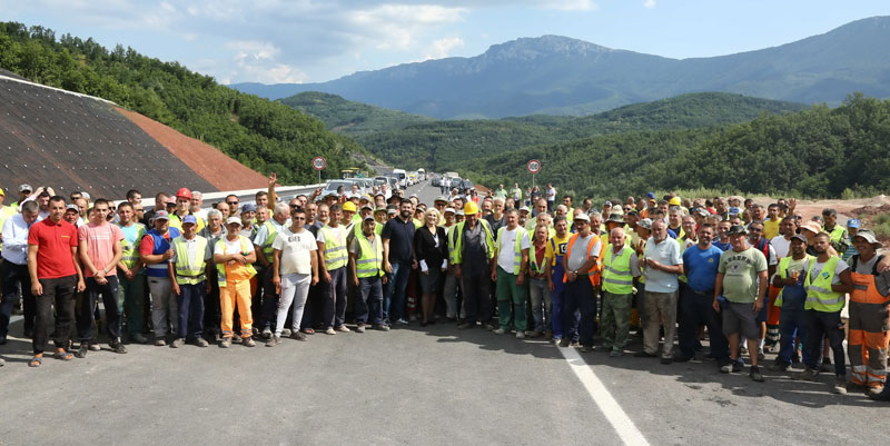 Зорана Михајловић захвалила радницима на Коридору 10 