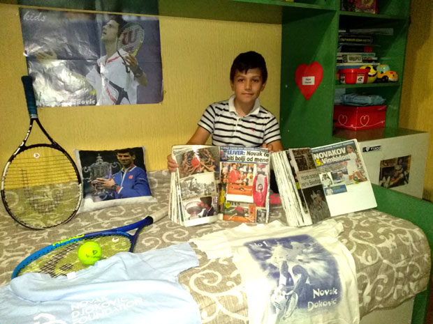 Мали Андреј сања велике Новакове снове