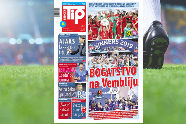 У НОВОМ БРОЈУ „ТИПА”: Богатство на Вемблију