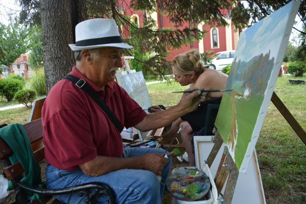 Сликари окупирали родно село Станислава Биничког