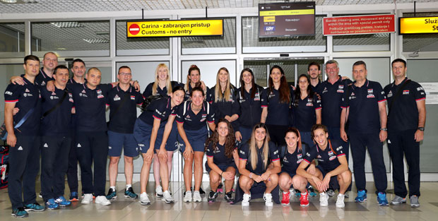 ОДБОЈКАШИЦЕ СРБИЈЕ ДОПУТОВАЛЕ У БЕОГРАД: Некад смо ово сањали