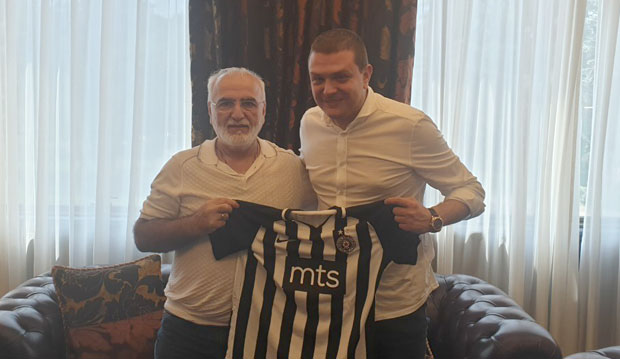 Власник ПАОК-а у посети Партизану