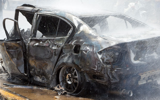 У Пљевљима запаљен аутомобил?