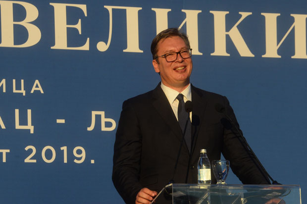 ВУЧИЋ НА ОТВАРАЊУ АУТО-ПУТА МИЛОШ ВЕЛИКИ: Седамдесет година сањали смо овај сан, постали смо бољи део света