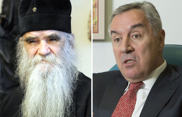 АМФИЛОХИЈЕ ПОРУЧИО: Ђукановић не зна шта је црква јер није крштен