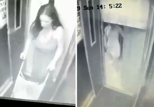 Лифт умало кобан за мајку са бебом (ВИДЕО)