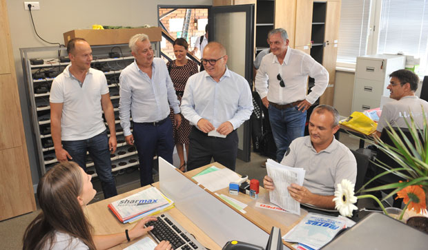 Горан Весић у Паркинг сервису у блоку 43