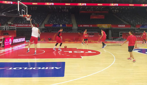 “Орлови” одрадили први тренинг у Фошану: Прво да решимо Анголу