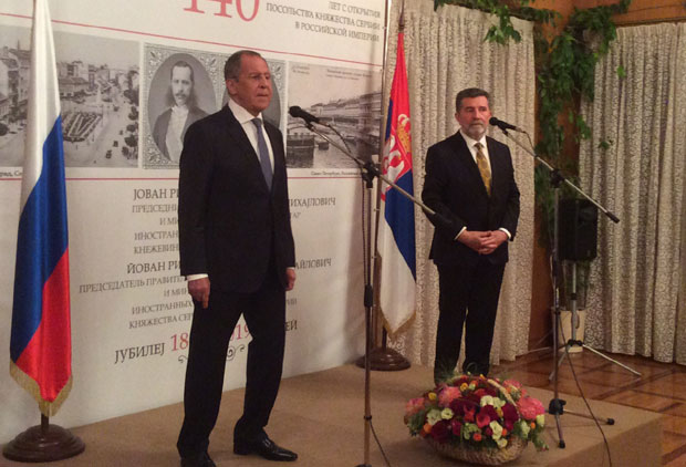 Лавров на опроштајном пријему Терзића: Неће нам отети историју!