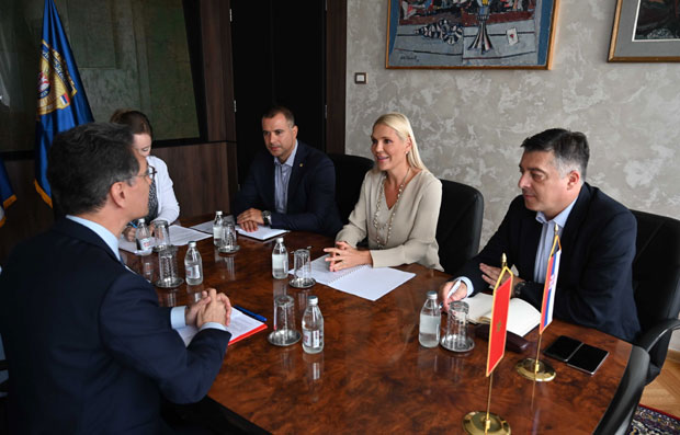 Поповић Ивковић разговарала са амбасадором Марока о Космету и Интерполу