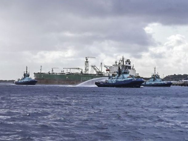 Пожар на танкеру у норвешкој луци