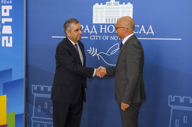 “ДАНИ БРАЗИЛА” У НОВОМ САДУ: Амбасадор Барбоза код градоначелника Вучевића