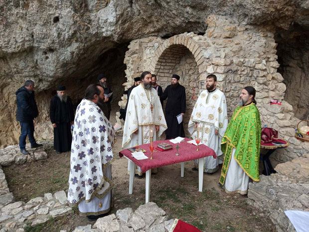 У Немањиној пећини молитва после три века