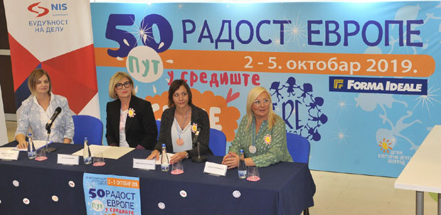 Јубиларна 50. Радост Европе од 2. до 5. октобра у Београду