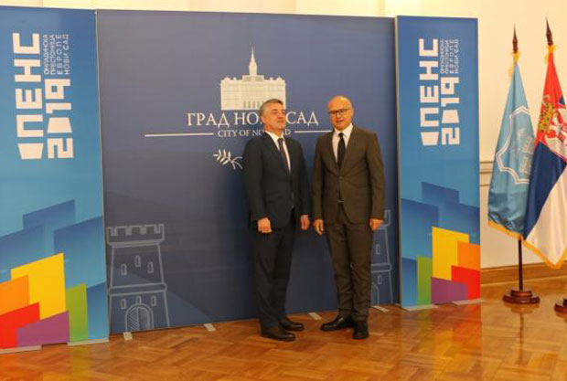 Градоначелник Милош Вучевић са шефом Мисије Савета Европе 