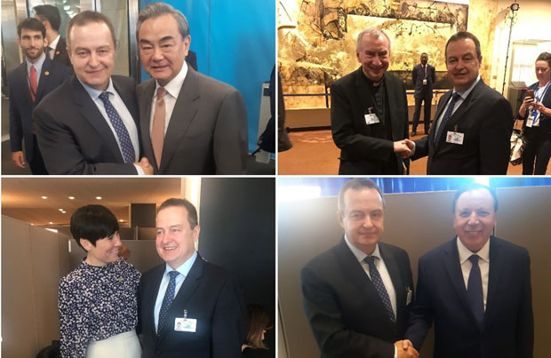 Дачић се састао са председницима Кипра, Молдавије и премијером Јапана