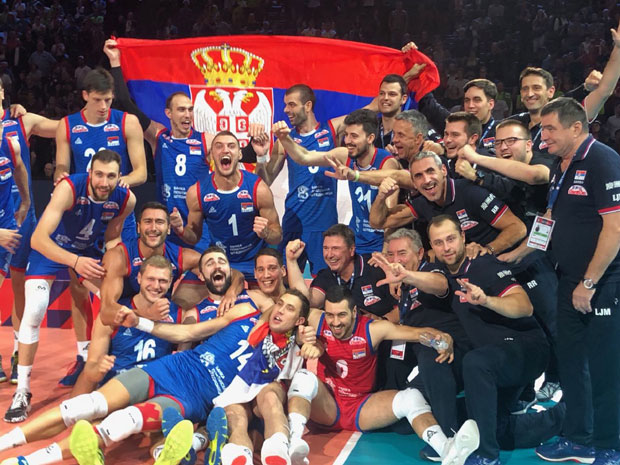 СРБИЈА ЈЕ ШАМПИОН ЕВРОПЕ: Орлови прегазили Словенце / ФОТО-ВИДЕО