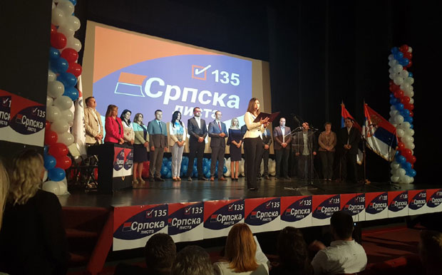 Митинг СЛ у Зубином Потоку: Избори су питање опстанка