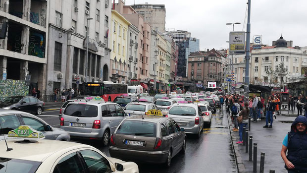 БЛОКАДА БЕОГРАДА, ДАН 4: Окончан протест таксиста
