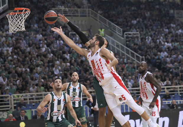 ЈОШ ЗЕЛЕНИ ЗА ЗЕЛЕНЕ: Звезда поражена од Панатинаикоса на старту Евролиге
