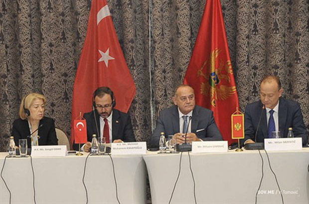 Унапређење сарадње у десет области Црне Горе и Турске