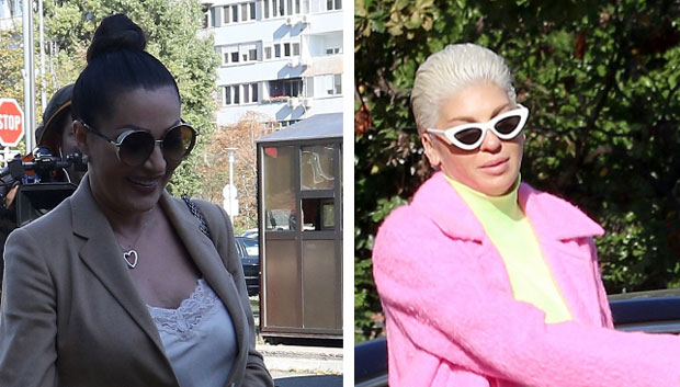 Карлеуша нервозна седела у колима, па ушла у суд, Цеца пленила осмехом (ФОТО)