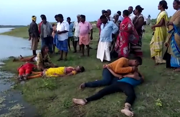 ТРАГИЧАН ИНЦИДЕНТ: Млада и њена родбина сликали селфи поред реке, оклизнули се и утопили (УЗНЕМИРУЈУЋИ ВИДЕО)