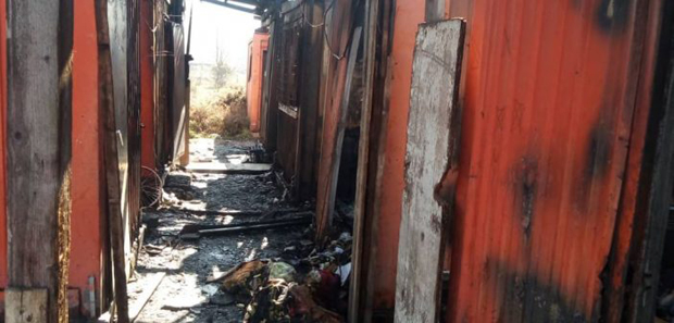 Изгорели контејнери, 40 чланова породица Имери остало без крова над главом