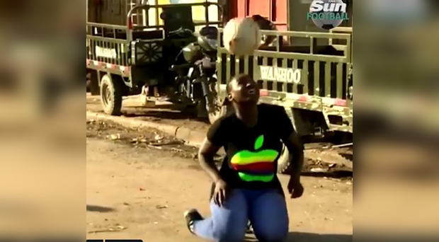 Да јој на вештинама с лоптом позавиде многи фудбалери (ВИДЕО)