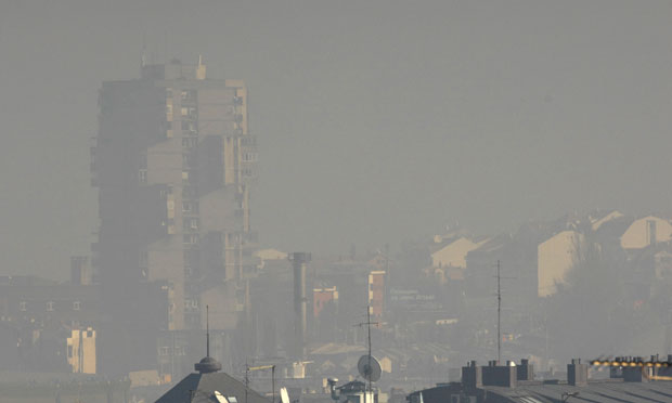 Загађен омотач изнад престонице, ваздух у црвеној зони! (ФОТО)