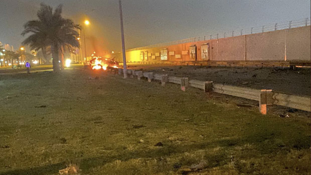 ПОЧЕЛА ОСВЕТА за убиство Сулејманија: Ракетни напад на америчку војну базу, пре тога напад на амбасаду САД у Багдаду (ФОТО)