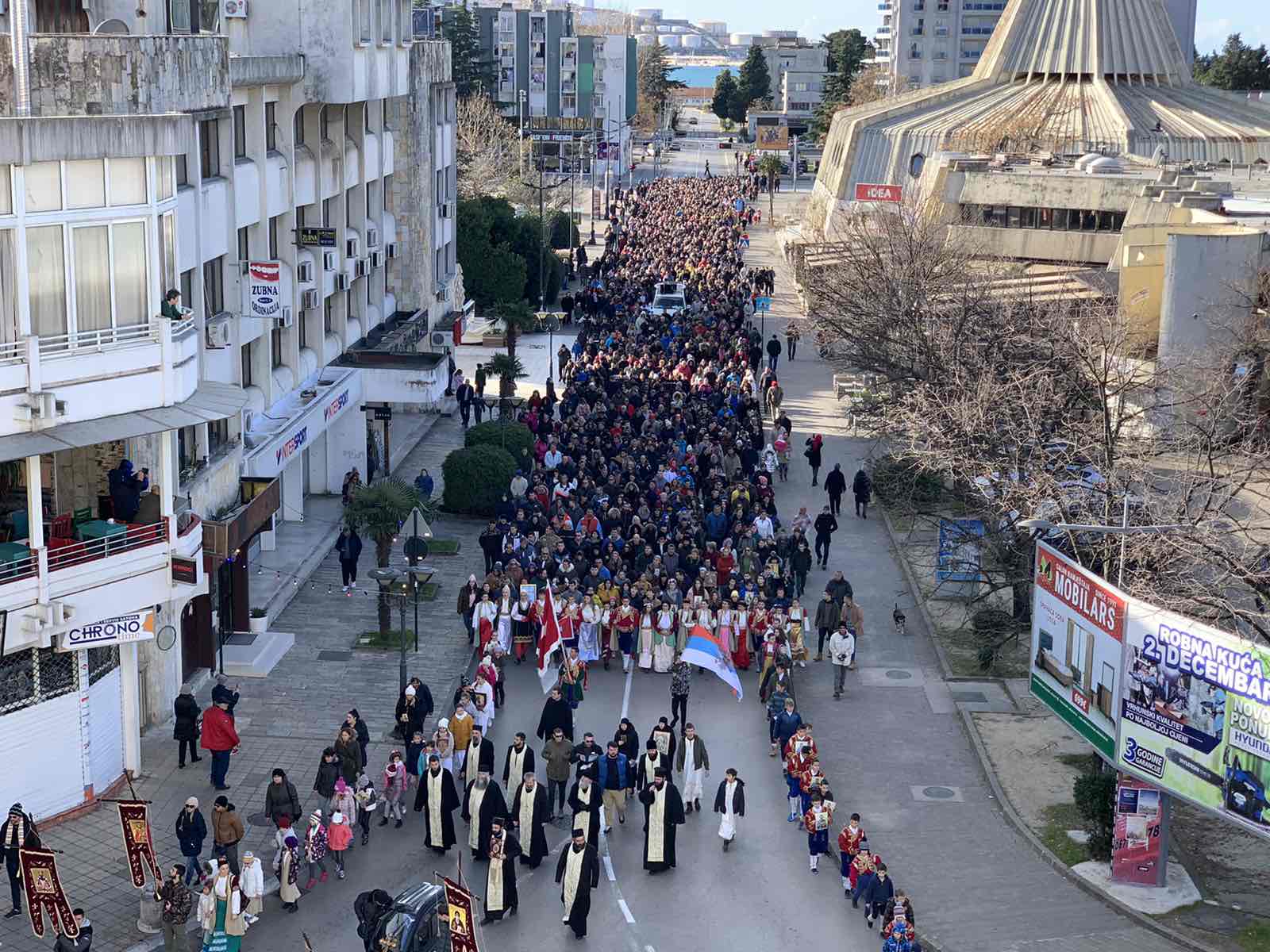 Око 5.000 Барана у литији, први пут придружили се Улцињани