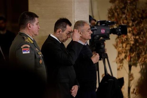 Припадници Министарства одбране и Војске Србије дочекали Божић у Храму Светог Саве