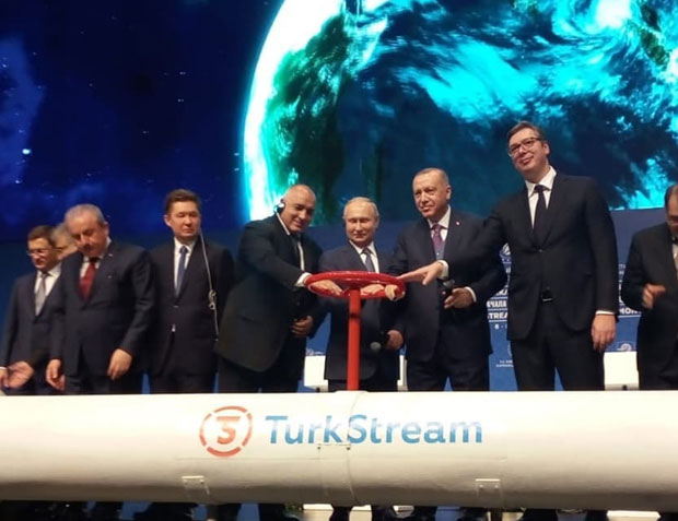 Церемонија отварања гасовода, Вучић са Путином и Ердоганом (ФОТО)