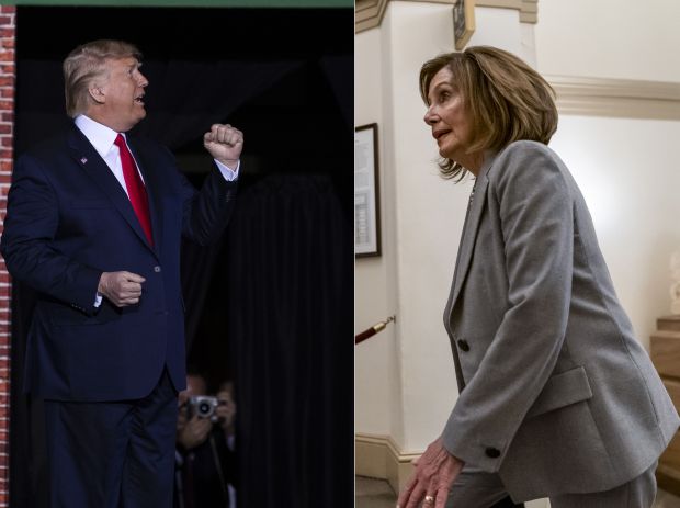 Доналд: Луда Ненси; Пелоси: Трамп је доживотно опозван