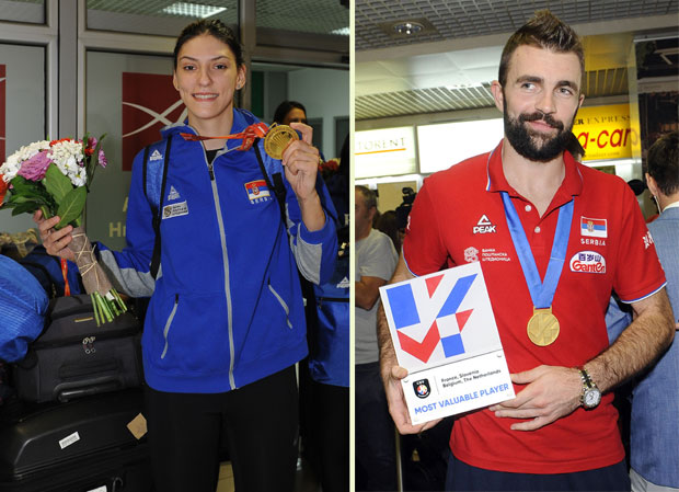 ТИЈАНА И УРОШ У ЖИЖИ: Проглашење најбољих одбојкаша у 2019. години