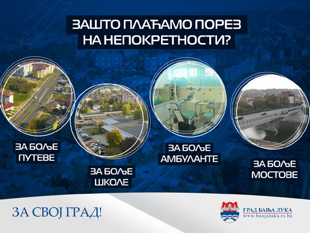 Билбордима покушавају да натерају власнике непокретности да пријаве имовину и плаћају порез