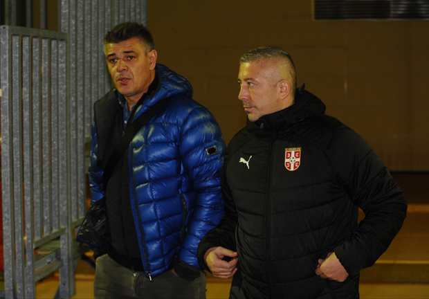 Кокеза и Милошевић заједно у Старој Пазови: Тренер Партизана и први човек ФСС-а дочекали орлове (ФОТО)