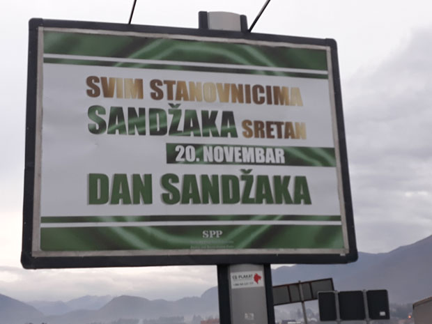Зукорлић честита Дан Санџака Србима: Освануо скандалозан билборд