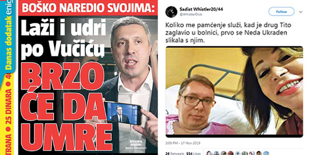 Шта нам здравствено стање председника Србије Александра Вучића говори о изразито жалосном, па зато и крајње обеспокојавајућем стању српске политичке сцене