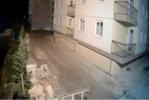 Пас бежи пар секунди пре земљотреса, а онда зграда почиње да “поскакује” (ВИДЕО)