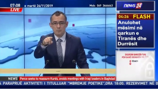 Водитеља земљотрес ухватио уживо у програму (ВИДЕО)