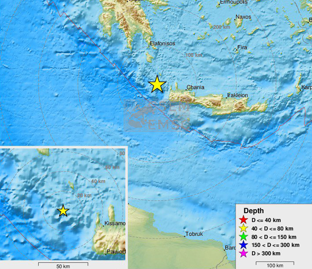 Снажан земљотрес погодио Грчку: Потрес јачине 6,1 Рихтера са епицентром на Криту, зграде на острву евакуисане