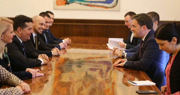 Делегација уједињене Српске у Београду са Селаковићем и Ђурићем