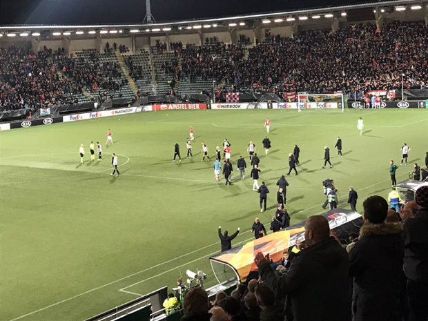 Туга и неверица у Холандији: Навијачи Партизана поздравили аплаузом играче (ВИДЕО)