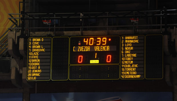 Евролига жестоко казнила црвено-беле: Семафор и навијачи Звезду коштали 17.500 евра